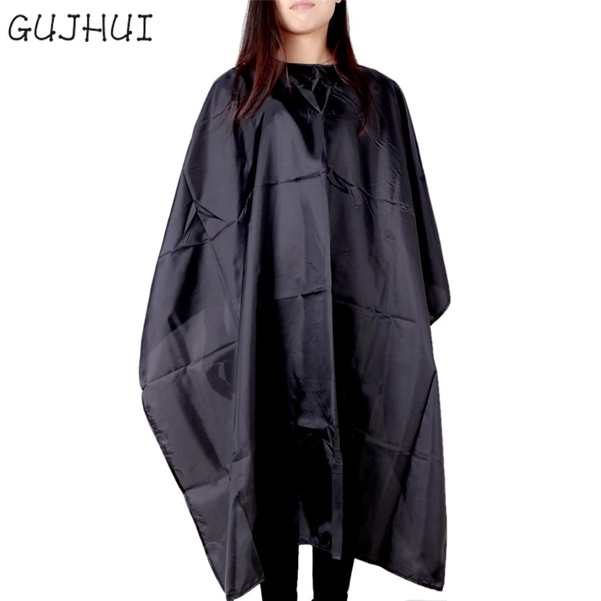 

Drop Shipping 1pc Waterproof Black Hair Cutting Wrap Salon Barber Gown Cape Hairdressing Hairdresser 170614