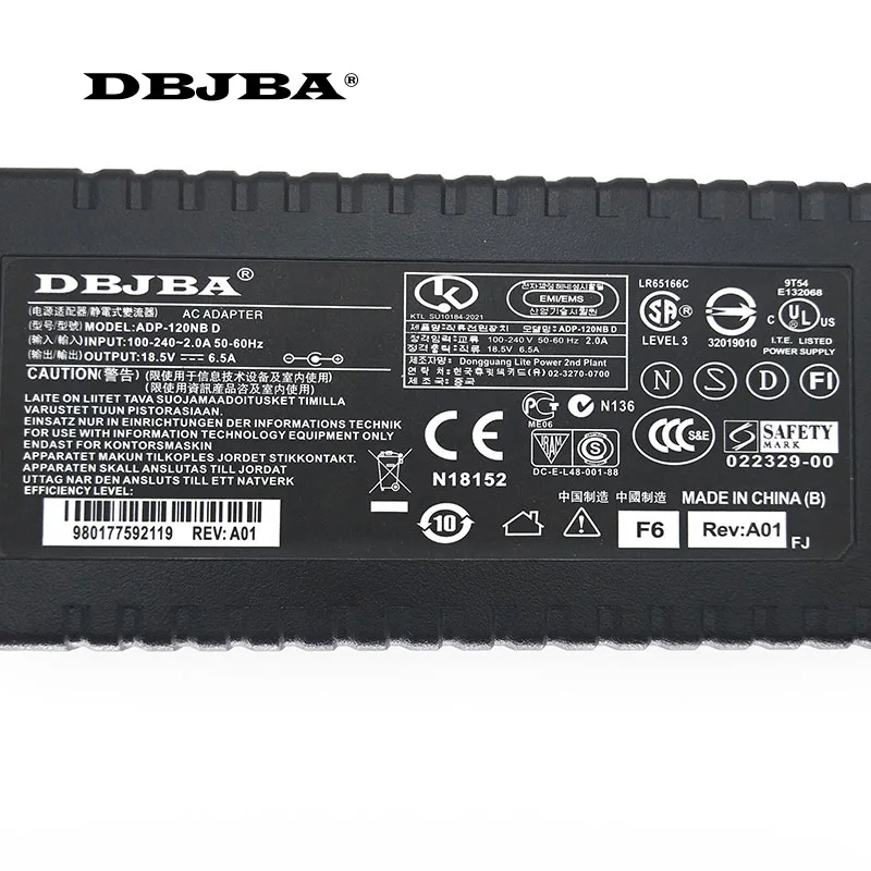 18 5 V 6.5A 120W 7 4*5 0 мм адаптер для ноутбука HP Pavilion 519331 002 463953 001 OW120F13 8SELF PPP016C источник