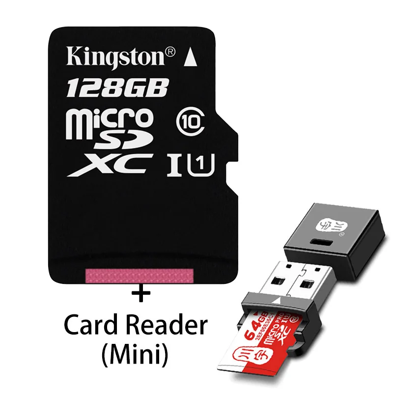 KINGSTON Micro SD Card 8 г 16 г 32 г 64 г 128 г 256 г карта флэш-памяти TF карты для телефона с Мини microsd microsdxc Class10 U1 - Емкость: 128G-C292