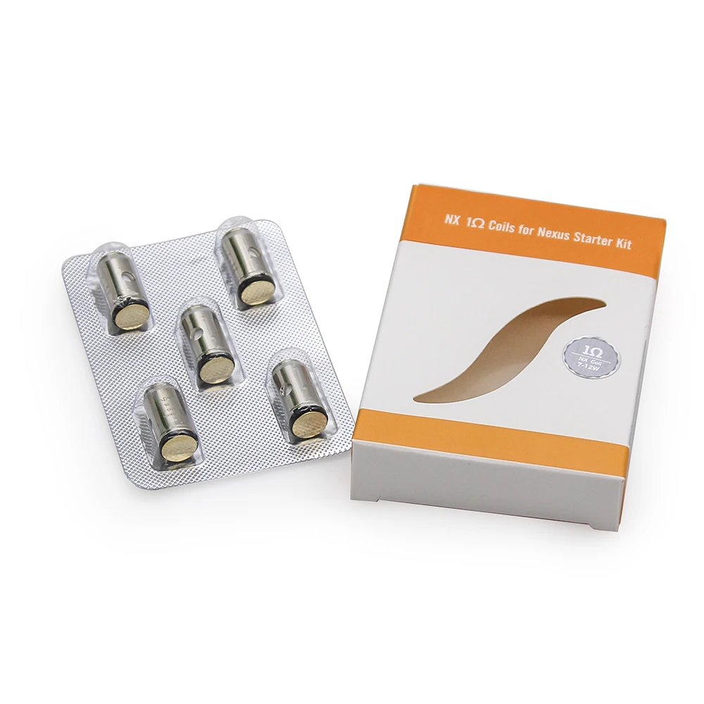 5pcslot Original Vaporesso Nexus Replacement coil vape 1ohm SS316L Cotton Coils for Vaporesso Nexus AIO Vape Pen starter Kit (5)