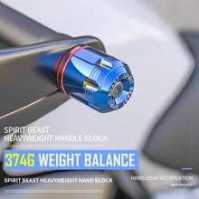 Дух зверя мотоцикл руль измененные части ручка мотоцикла балансный разъем ручки Мотокросс анти-осень защитный блок капля