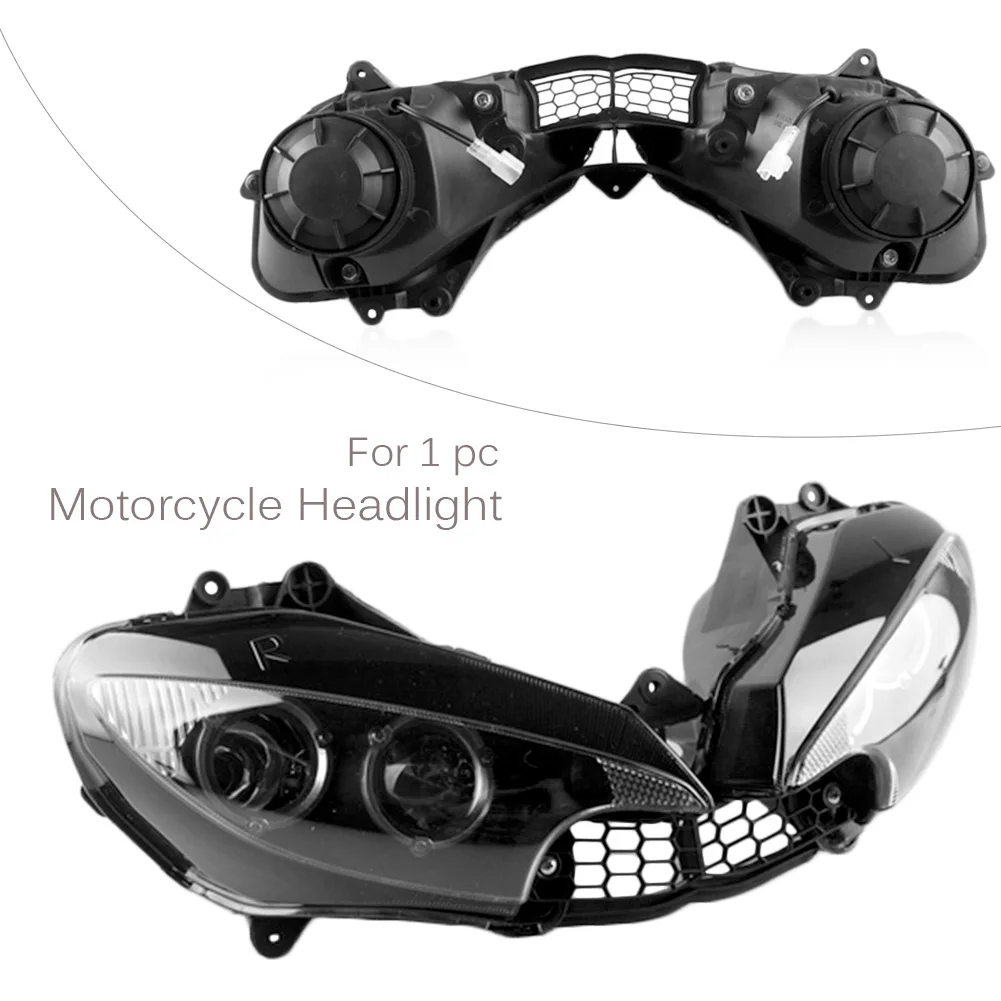 Headlight Headlamp For Yamaha YZF R6 2003 2004 2005 YZF-R6 03 04 05 Clear Head light lamp Black Color