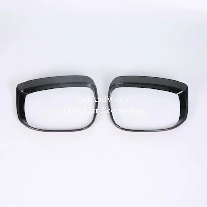 

Car Accessories For Mazda CX-8 CX8 2017 2018 Side Door Rear View Mirrors Eyebrow Trims Cover RearView Frame Carbon Fibre Sticker