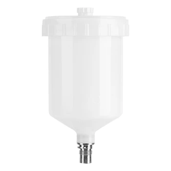 

600Ml Plastic Hvlp Paint Cup Pot For Sata Sprayer Cup Connector Jet Paint Sprayer