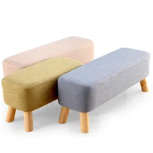 Табуреты и оттоманцы мебель для дома из ткани+ устойчивый деревянный стул табуре bois минималистский sgabello 60/90*29,5*35 см