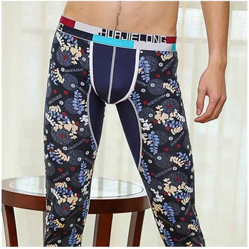 

Free Shipping NEW Men's sexy cotton fabric Long johns Thermal Underpants Thermal Underwear Leggings Tights