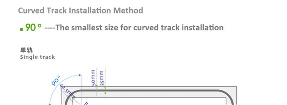 Dooya Super Quiet Curtain Track Smart Control System,Dooya DT52E 75W+3M or Less Track+DC2760,RF433 Remote Control,Home Automatic-30