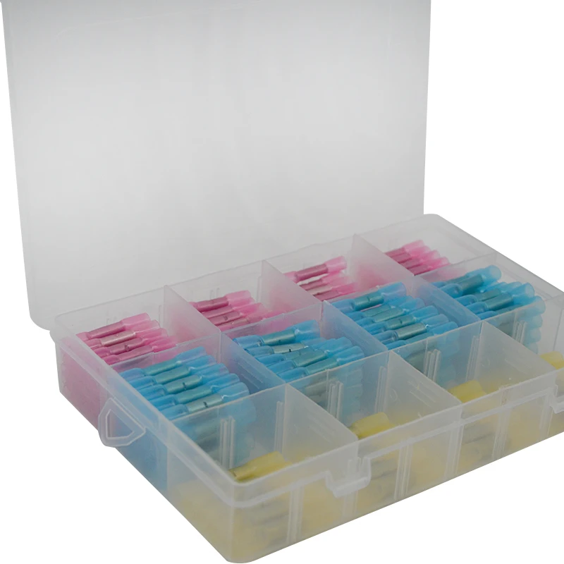 

220 pcs Insulated Waterproof Series Heat Shrink Butt Connectors Kit