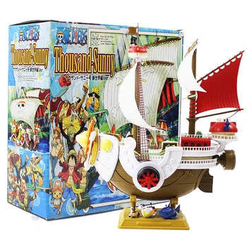 

28cm New Arriving Anime One Piece Thousand Sunny Pirate Ship PVC Action Figure Collectible Toy Model Doll Gifts