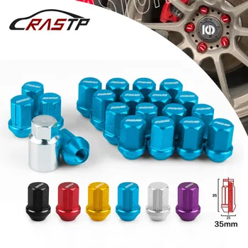 

RAYS VOLK Performace Alloy Aluminum Wheel Lock Nuts Racing Lug Nuts Length 35MM 12x1.5/1.25 RS-LN005