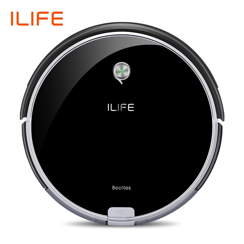 

ILIFE A6 Robotic Vacuum Cleaner with Piano Black