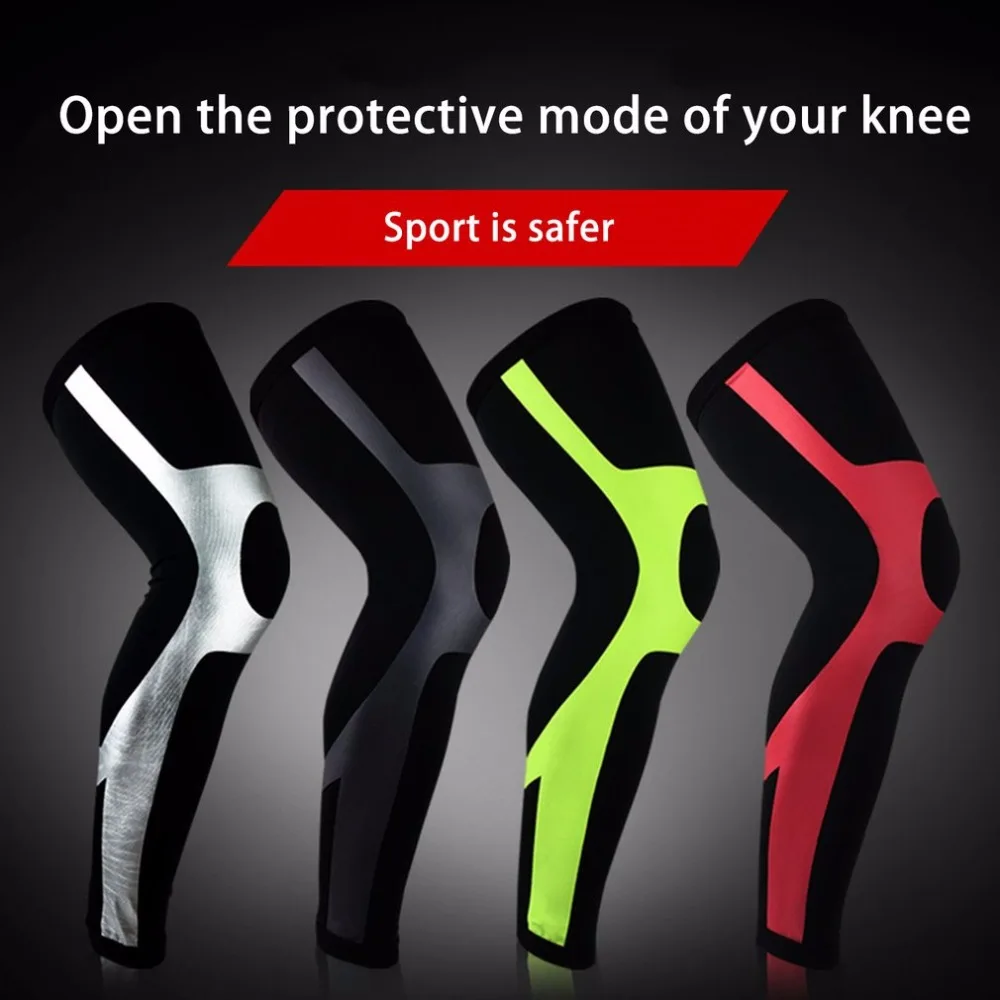 

1 Men Women Cycling Leg Warmers Compression Shin Guard Running Leg Sleeve Football Basketball Calf Sleeves Sports Safety