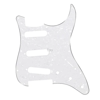 

3Ply Electric Guitar Pickguard Scratch Plate White Pearl