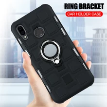 Cover For Huawei P Smart Plus 2019 Silicone Shockproof Phone Case For Huawei P Smart 2019 Armor Back Cover Ring Stand Hard Case Cover For Huawei P Smart Plus 2019 Silicone Shockproof Phone Case For Huawei P Smart 2019 Armor Back Cover Ring Stand Hard Case