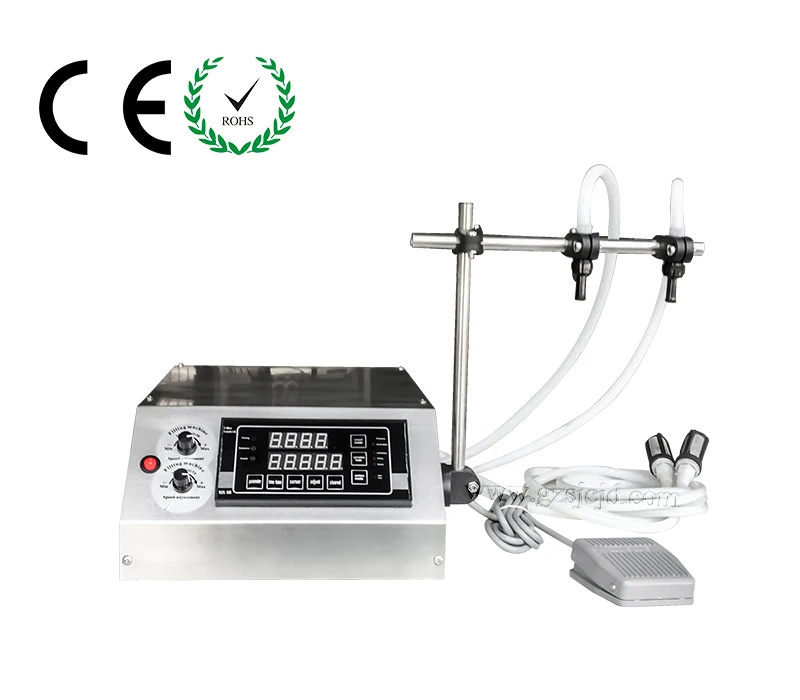 

2016 newest liquid filling machine with 2 filling nozzles Digital Control Pump Liquid Filling Machine 2-4000ml very precisely