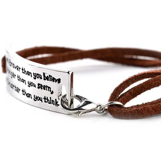 I Am The Storm Bracelet Inspirational Leather Bracelet 