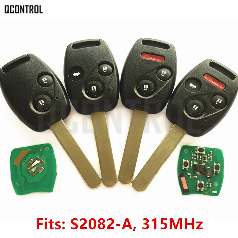 QCONTROL Keyless Entry Remote Key for Honda S2082 A Accord Element