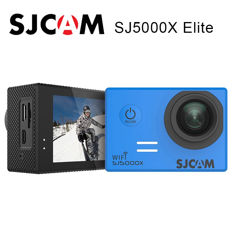 SJCAM SJ5000X Elite Спорт действий Камера Wi Fi 4 К 24fps 2 30fps гироскопа 2.0 ЖК дисплей ntk96660