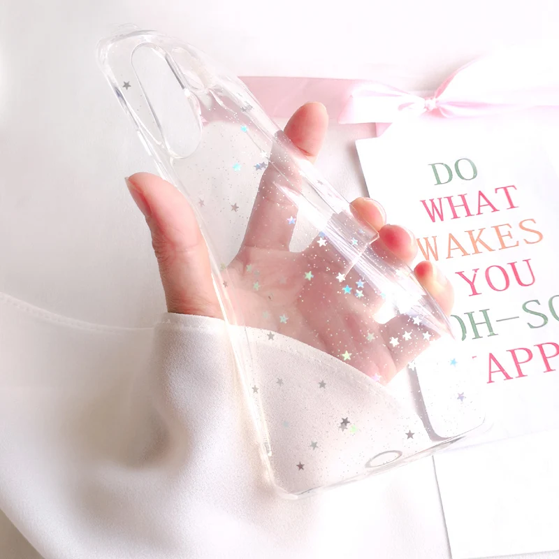Transparent Funda for huawei p30 pro case silicone soft TPU Glitter Stars phone Accessories for huawei p30 lite p30pro p20 cover Transparent Funda for huawei p30 pro case silicone soft TPU Glitter Stars phone Accessories for huawei p30 lite p30pro p20 cover
