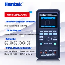 Osciloscópio automotivo digital «+ multímetro + fonte de sinal + diagnóstico automotivo com 2 canais 250msa/s 80mhz 2d82