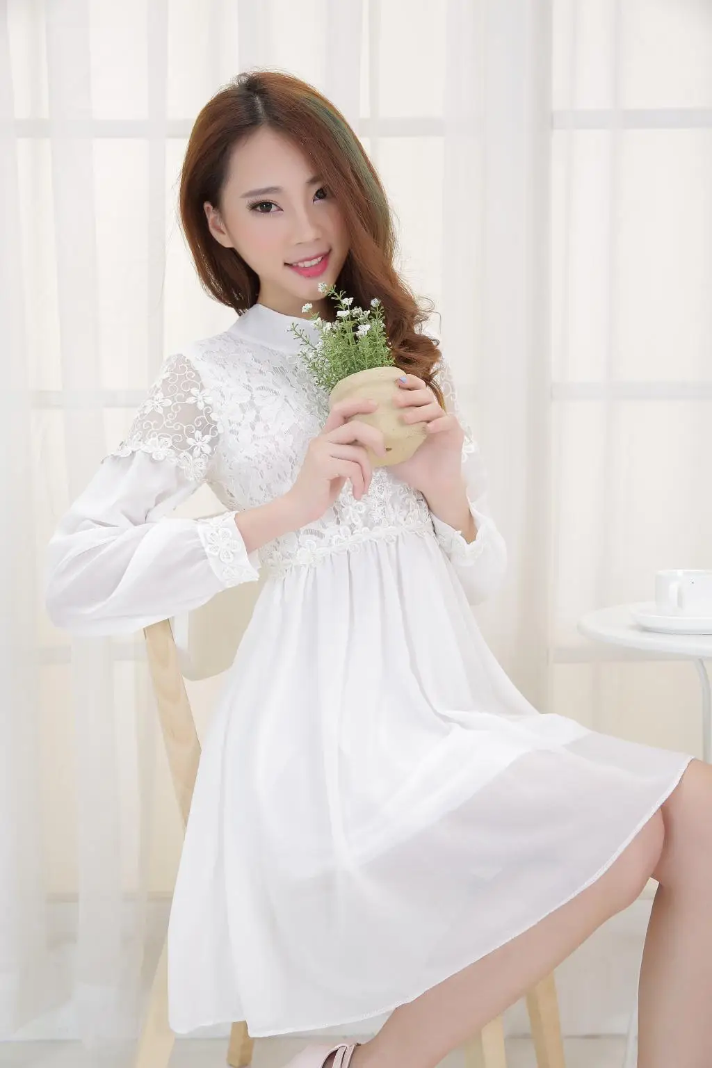 Robe Rushed Bandage Dress Plus Size 5127 Will Fall 2015 New Heavy Lace