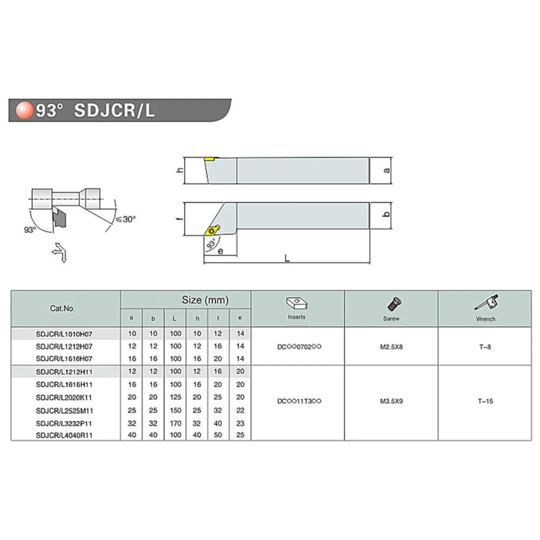 4 шт. 10 мм хвостовик S10K-SDUCR07/SDJCR1010H07/SDJCL1010H07/SDNCN1010H07 расточные бар+ 4 шт. L ключи для токарного станка токарный инструмент