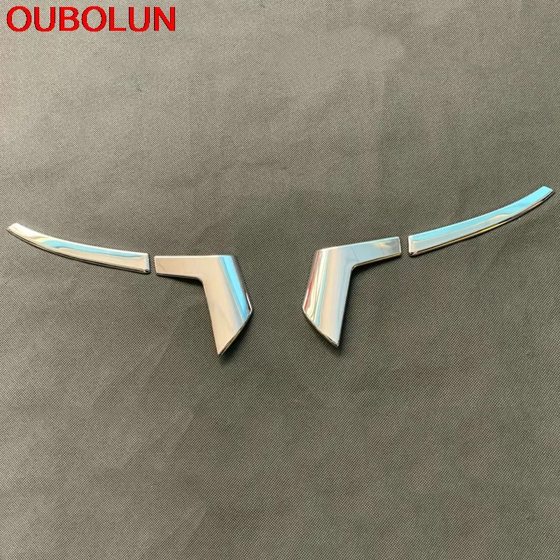 

OUBOLUN Exterior For Toyota Corolla Auris Sport E210 Hatchback 2019 RHD Side Door Rear View Mirror Strips Cover Trim ABS Chrome