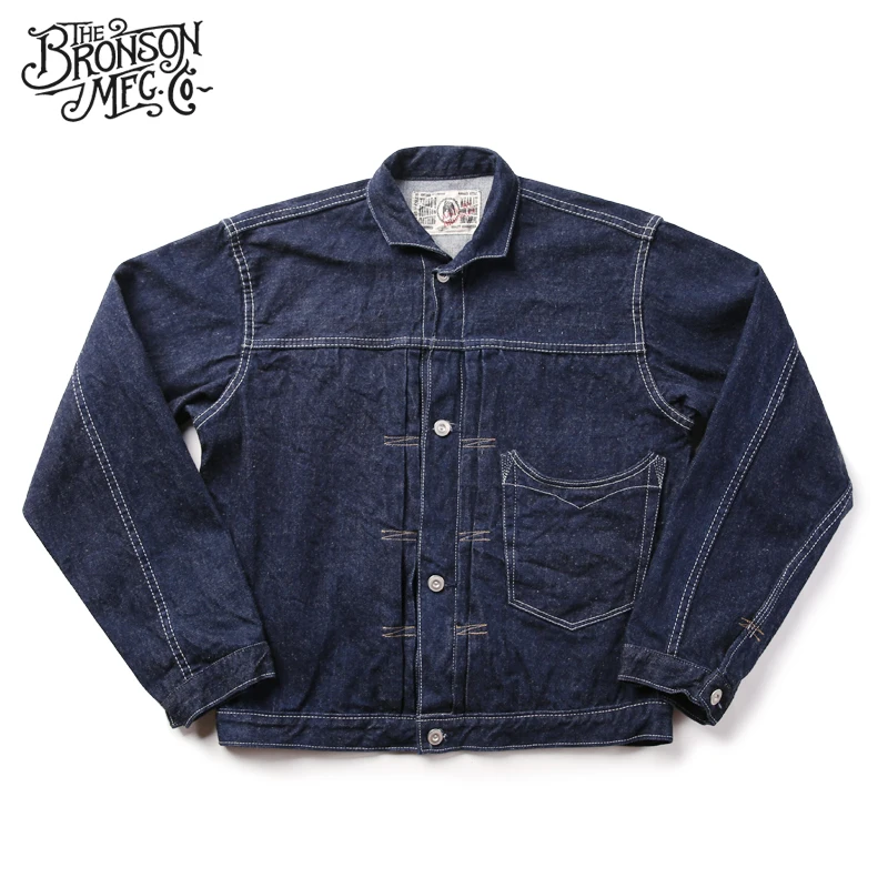 ВИНТАЖНАЯ ДЖИНСОВАЯ КУРТКА цвета индиго Бронсон 876 14 5 унции|denim jacket|jacket jacketbronson