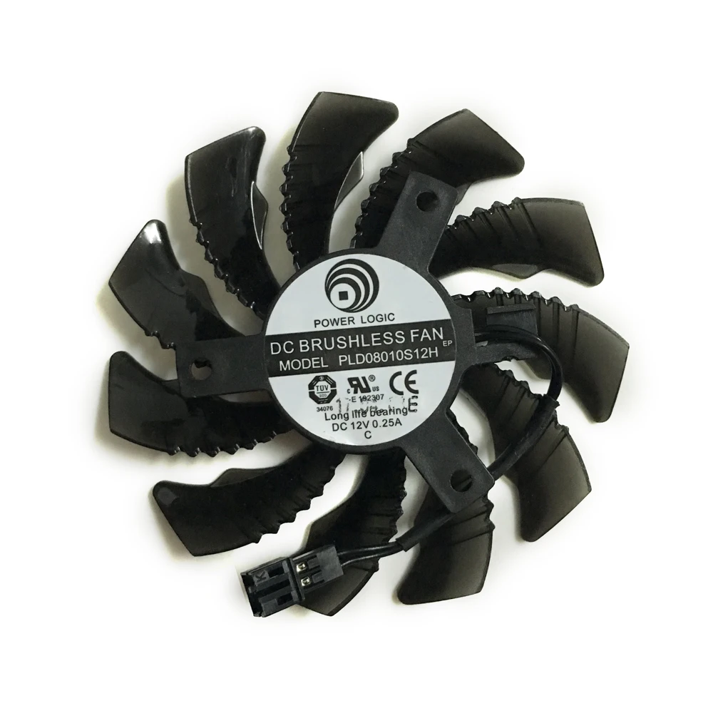 T128010SM 75mm DC 12V Graphics Card Fan GPU VGA Cooler Replacement FAN