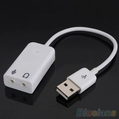 USB Audio Adapter USB to Jack 3 5mm Earphone Micphone USB Sound Card Virtual 7 1 4