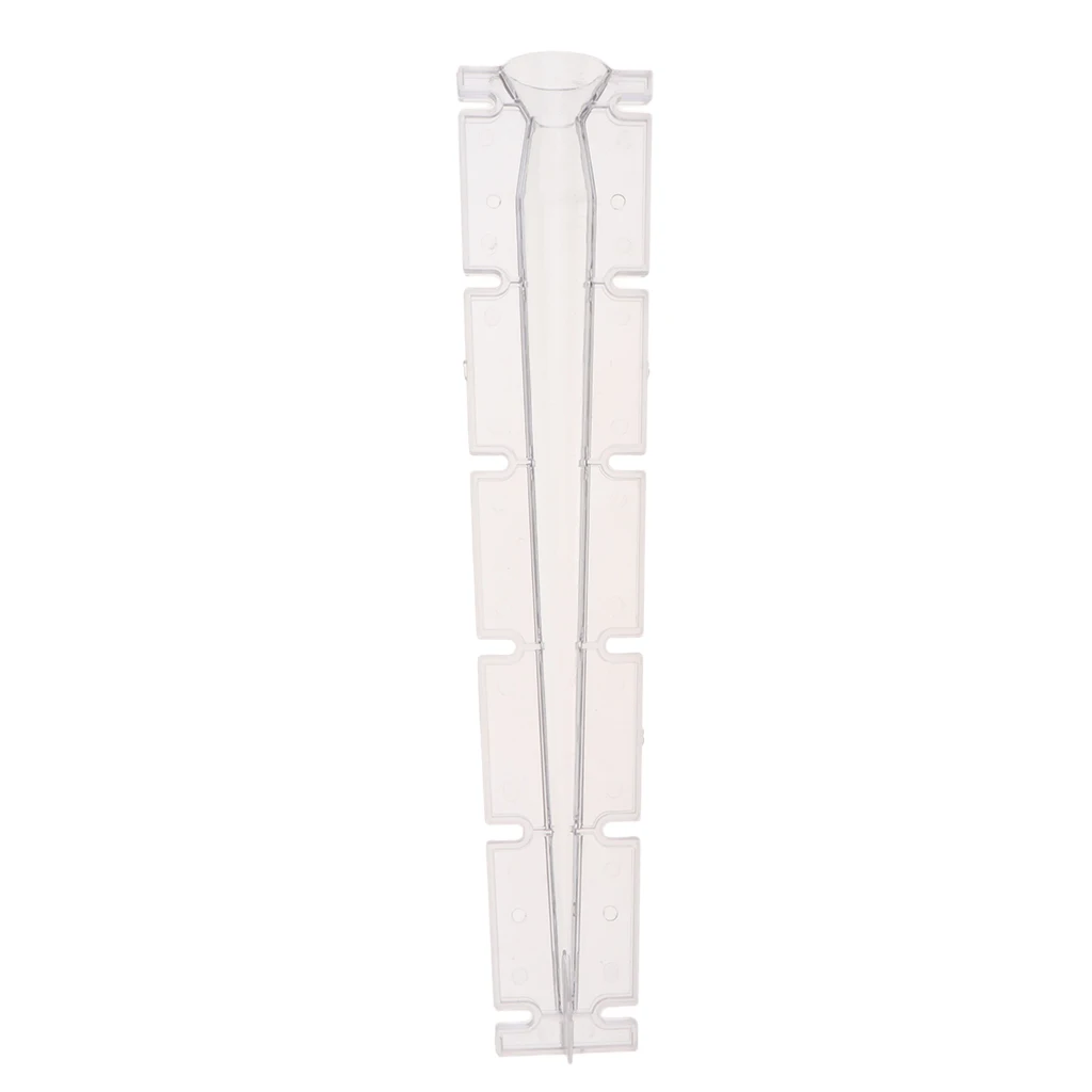 Durable Plastic Mold Clear Taper Shaped Candle Mould for Handmade Candles Soap Crafts Making Mould Tool