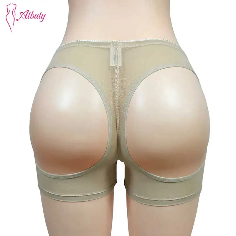 Atbuty Сексуальное белье для подъема ягодиц Shaper Push Up Hips Enhancer дышащая сетка Контроль трусы с вкладышами на ягодицы подтяжка нижнее белье Корректирующее белье