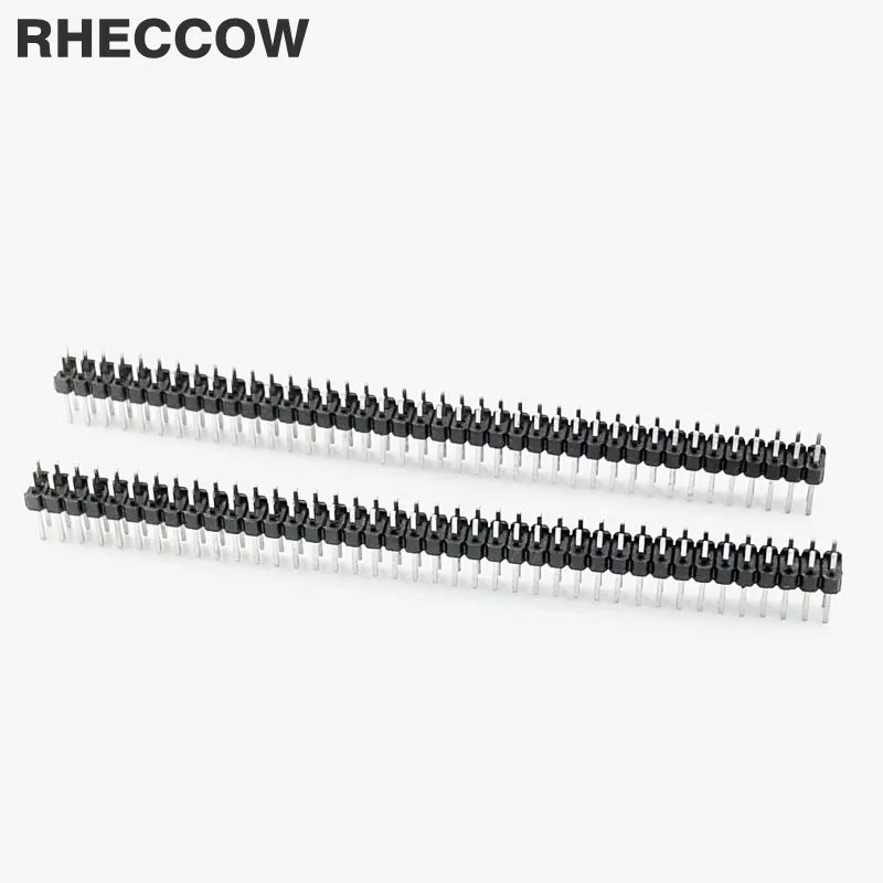 

RHECCOW 20PCS /LOT 1x40P 18B20 PIN 2.54mm pitch Straight Angle Single Row male Header Connector for Crystals and PCB