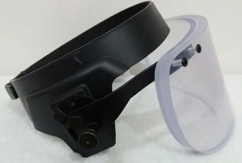 Bullet Proof Glass Ballistic Face Shield Anti Riot Face Shield Military Bulletproof Helmet Visor