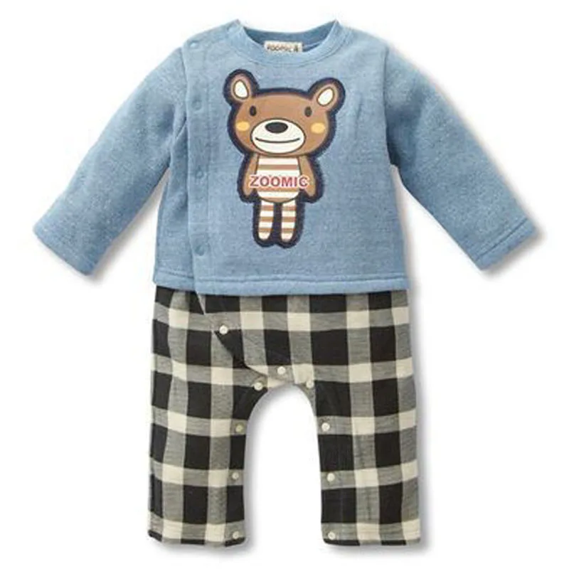 

Winter hot sale baby boy girl clothes casual long-sleeved T-shirt Pants Jumpsuit Tracksuit the bear suit of the boys girls