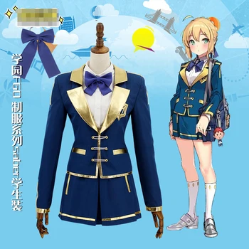 

Fate Grand Order Saber Dark Blue Uniforms Cosplay Costume Free Shipping