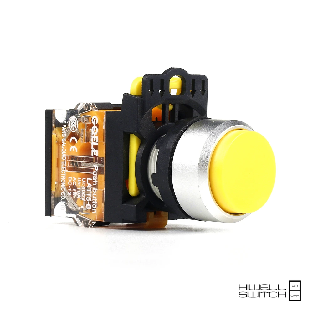 

5 PCS Push button switch Extended button Latching OR Momentary Waterproof IP65 LA115-B2-11HT-R
