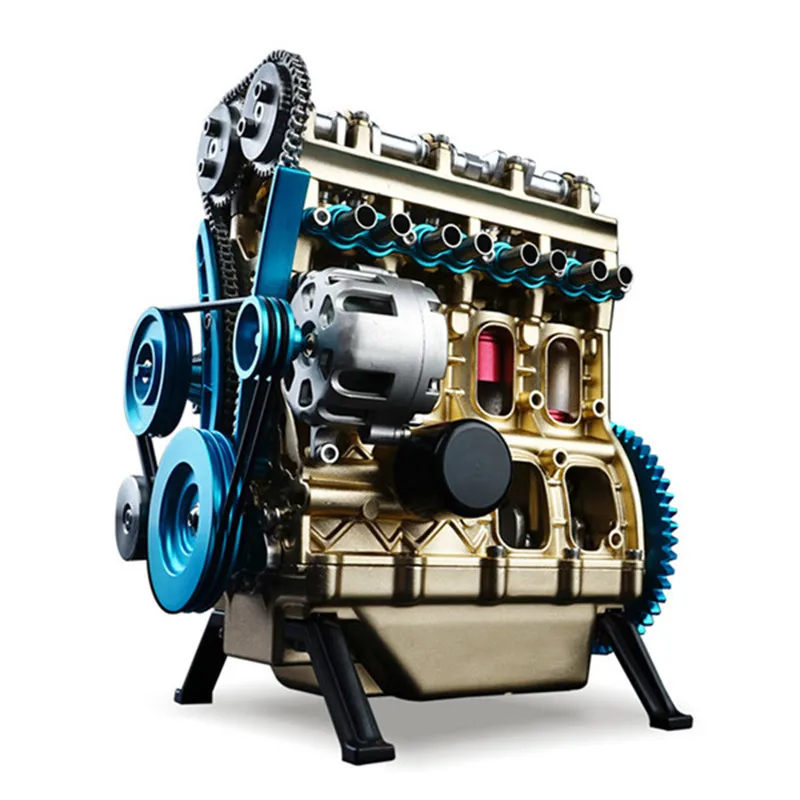 

Four-Cylinder Engine 1:24 Full Aluminium Alloy Model Collection Educational Teaching Children Adult Toys Operation Ability