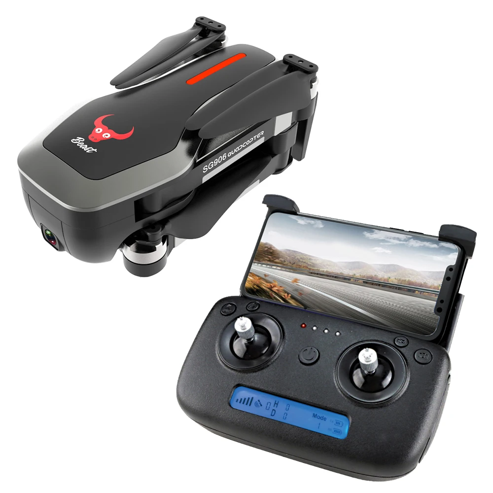 RC Drone with 5G 4K Camera GPS Helicopter Brushless Motors Drones Selfie Foldable Altitude Hold Positioning Quadcopter SG906 | Игрушки и