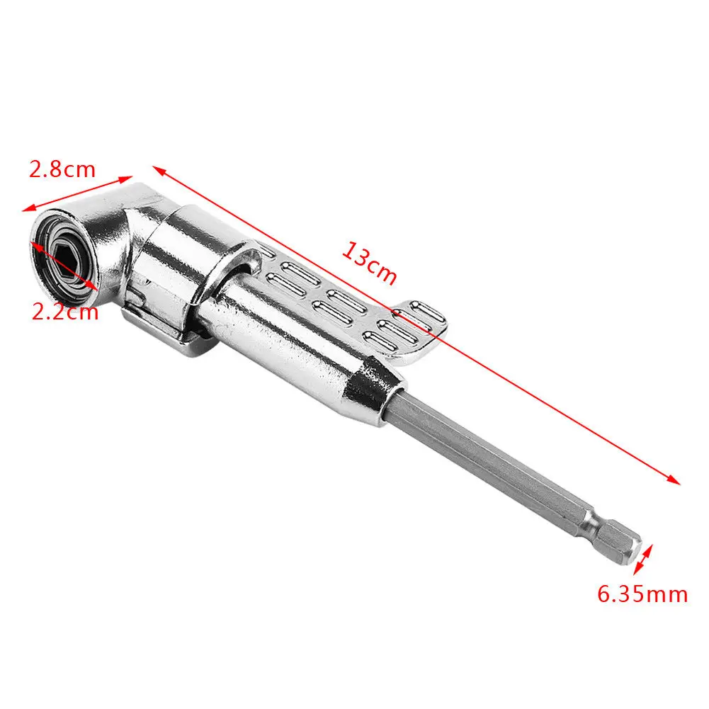 1/4 ''105 градусов угол длинный удлинитель шестигранный сверло Отвертка Гнездо адаптер держателя