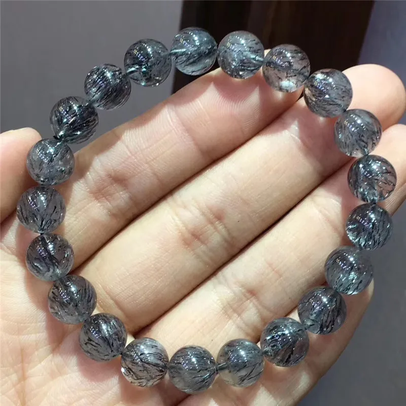 Natural Black Currant Super 7 Melody Quartz Fashion Bracelet (4)