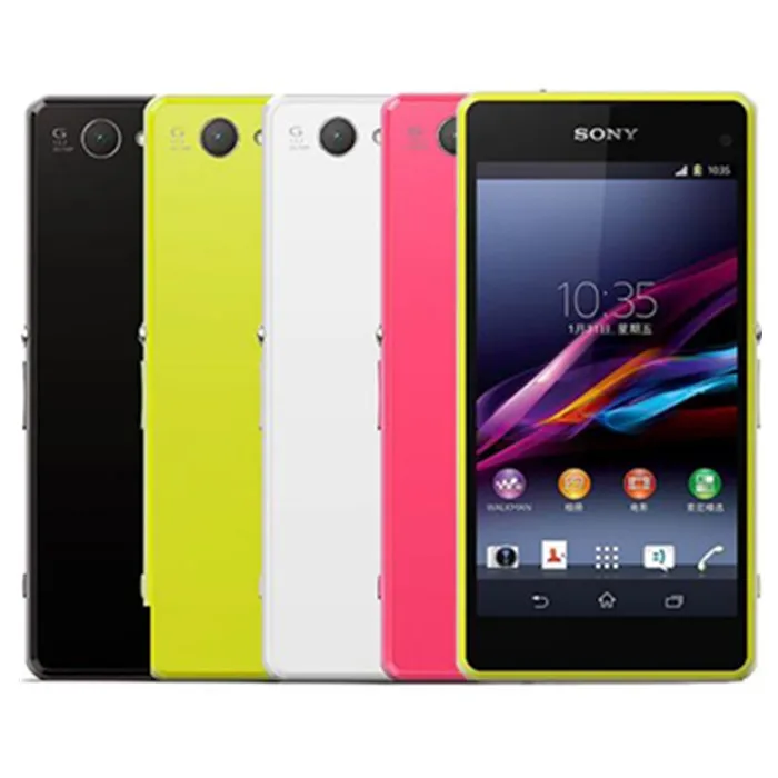 Разблокированный sony Xperia Z1 Compact D5503 Android 2GB ram 4," 20.7MP 3G/4G четырехъядерный wifi gps 16GB мобильный телефон для хранения