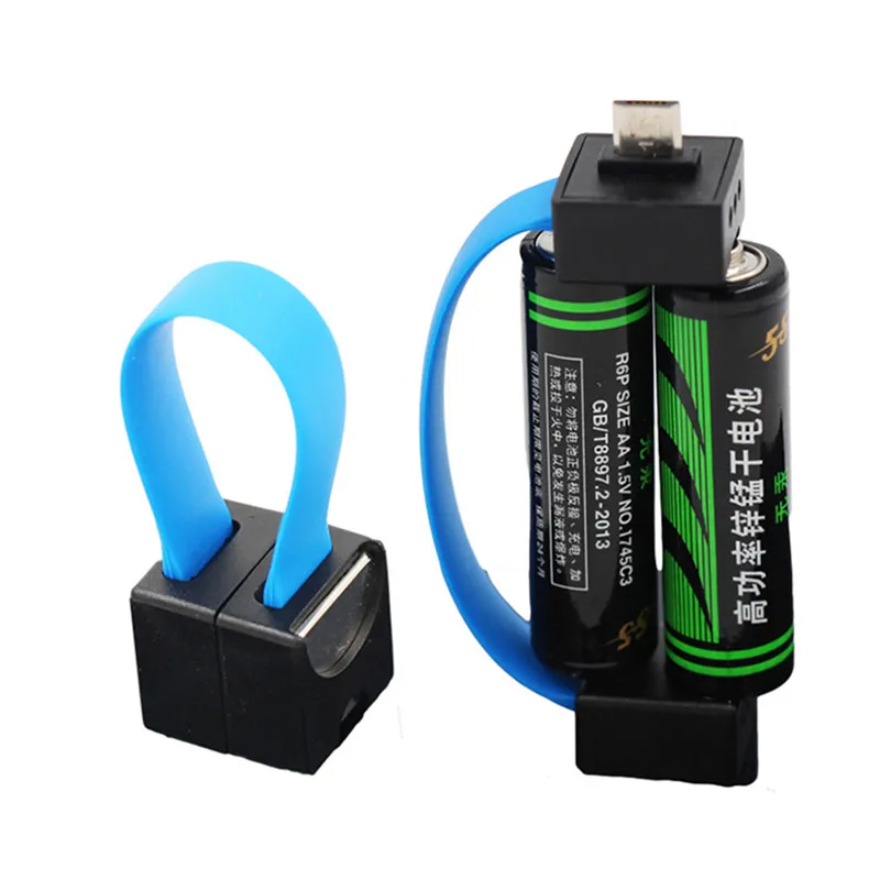 Мини Портативный магнитный AA/AAA батарея питание микро USB аварийный телефон зарядное устройство для samsung Galaxy