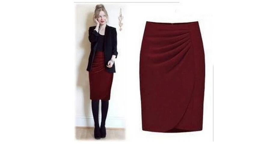 Новая юбка-карандаш Весна-осень-зима профессиональная упаковка, бедро, длинная юбка юбки большого размера женские юбки шерстяные юбки