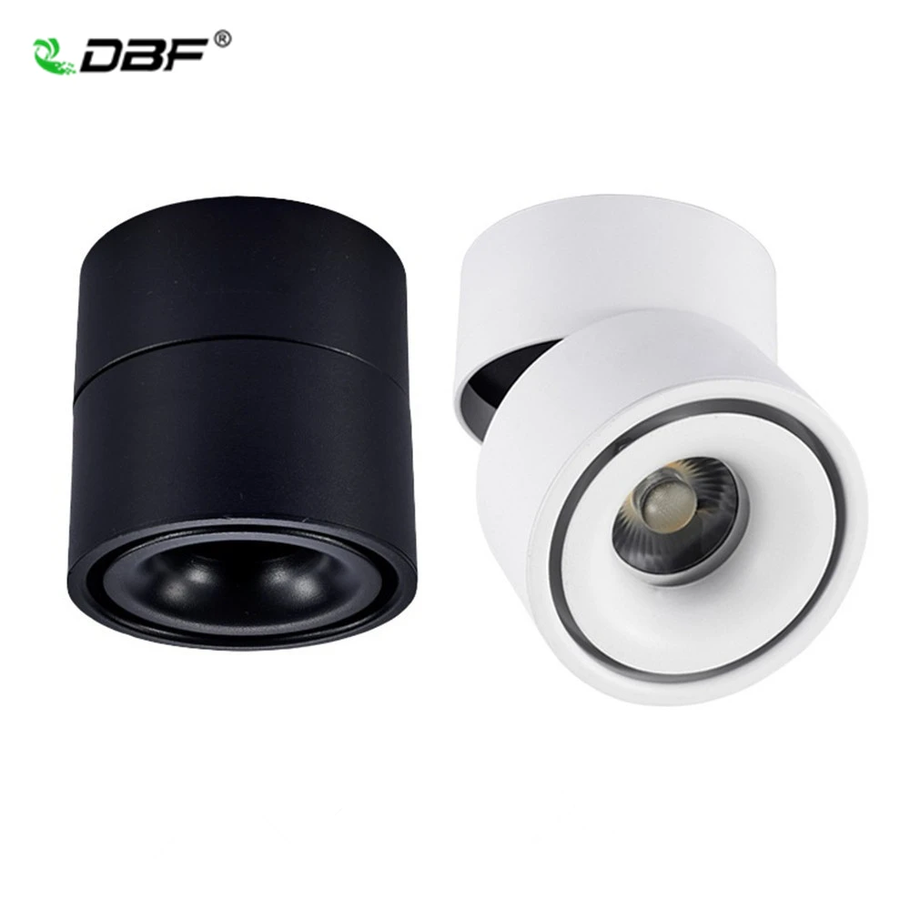 Vente La tache pliable de plafond de LED de Rotation de 360 degrés allume la Surface LED de Downlight de 7W 10W 12W 15W montée pour pour la lumière de salle de bains de cuisine