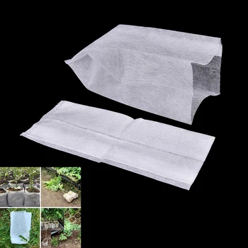 

100 Pcs Full All size Biodegradable Plant-Fiber Nursery Pots Seedling-Raising Bags Environmental Protection Non-woven Grow bag