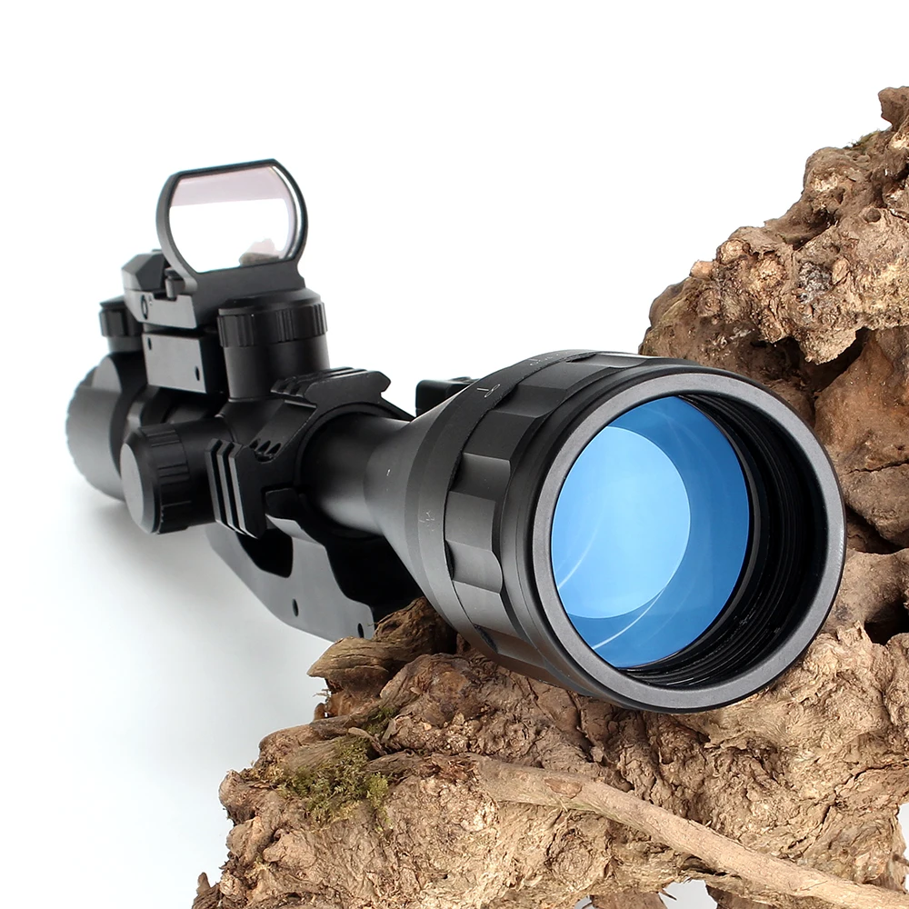 Ohhunt 6-24X50 AOEG Hunitng комбо Riflescope охотничья оптика с красным/зеленым лазерные прицелы и Red Dot Тактический оптические прицелы