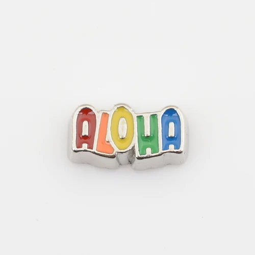 

ALOHA, Floating charm fit floating charm lockets, FC0240,10PCS/LOT