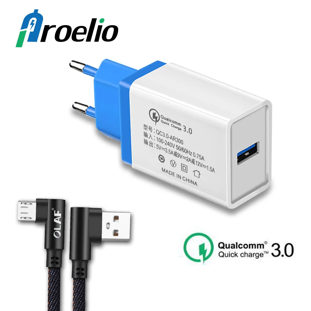 

Proelio Quick Charge 3.0 Fast USB Charger For iPhone 6S 7 8 Plus X USB Phone Charger Wall Adapter For Xiaomi Mi 8 9 Redmi Note 7