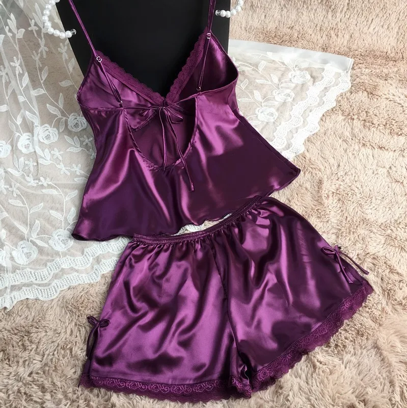 women silk pajamas set (7)